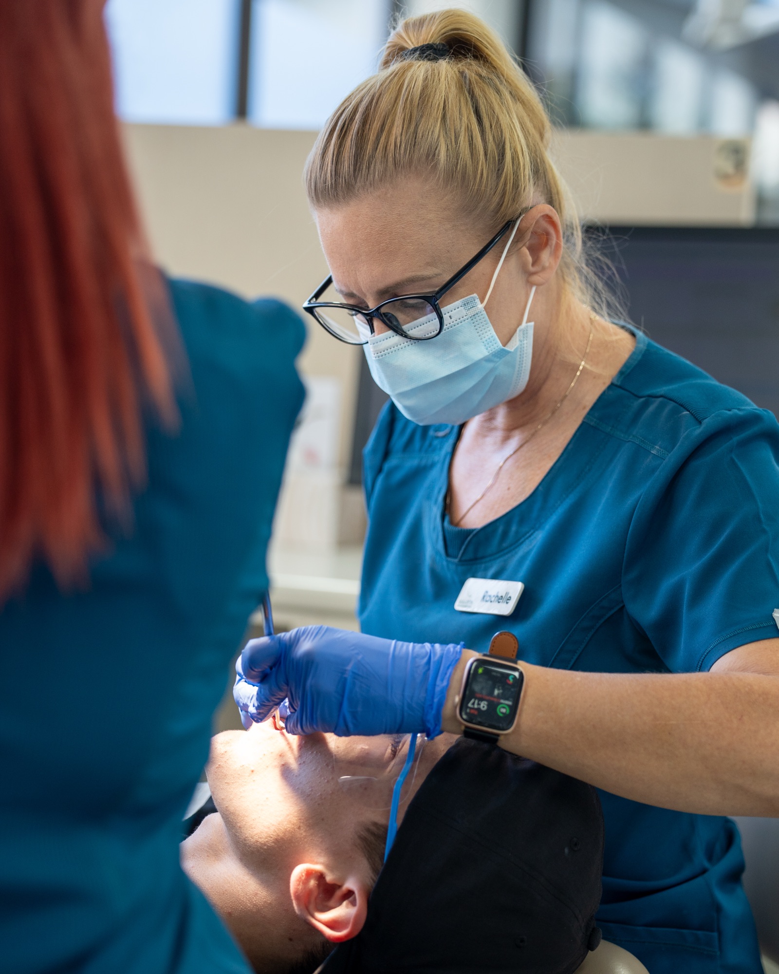 Female dentist